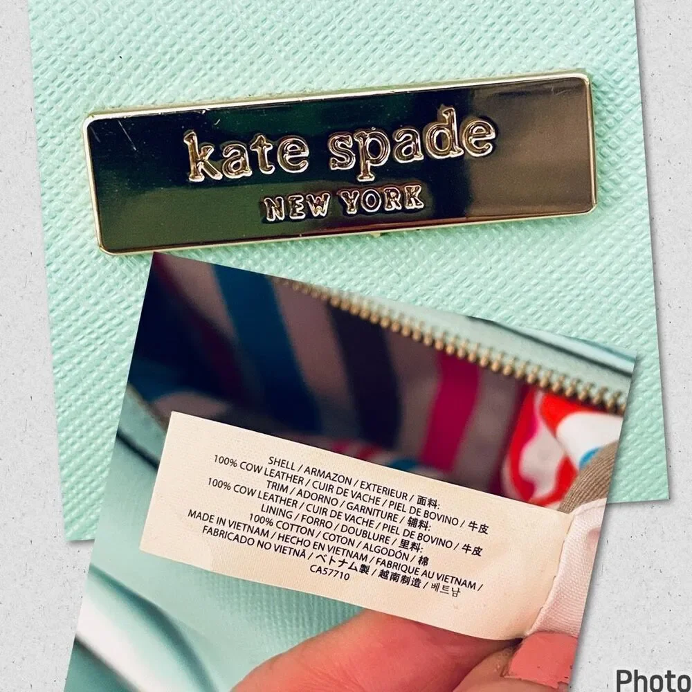 NWT Kate Spade Newbury Lane Alysia Saffiano Green Leather Crossbody Handle Bag